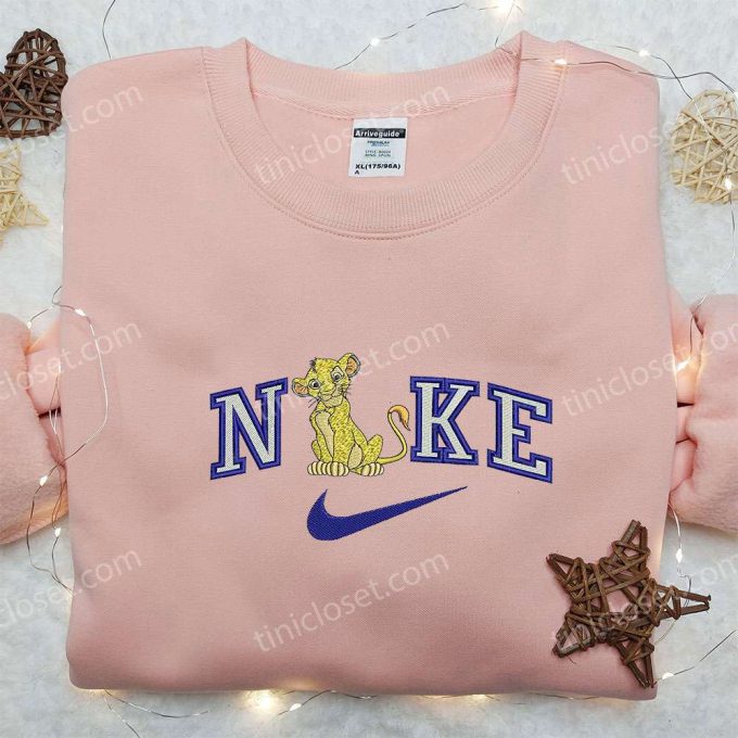 Simba x Nike Embroidered Sweatshirt – The Lion King Disney Inspired Shirt