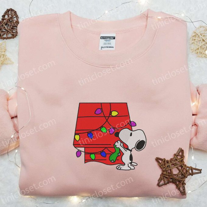 Snoopy Christmas House Shirt & Peanuts Cartoon Hoodie: Best Family Christmas Gifts