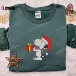 Snoopy Christmas Gift Shirt & Peanuts Cartoon Hoodie: Best Family Gifts