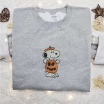 Snoopy Pumpkin Embroidered Shirt & Peanuts Halloween Sweatshirt – Best Family Halloween Gift Ideas