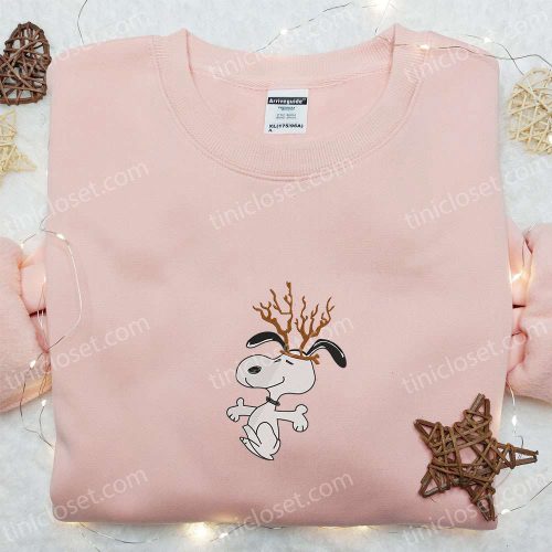 Snoopy Reindeer Antlers Shirt & Peanuts Cartoon Hoodie: Best Christmas Gifts for Family