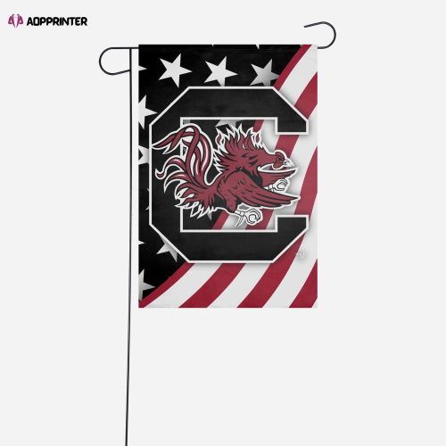 South Carolina Gamecocks Americana Garden Flag – House Flag Home Decor Gift – House Flag Home Decor Gift