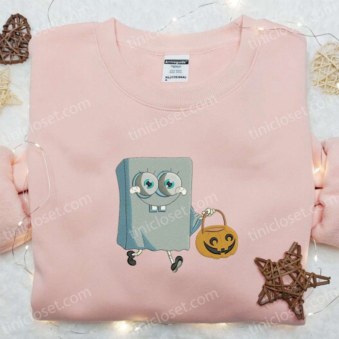 Spongebob Halloween T-shirt & Hoodie: Best Embroidered Cartoon Gift Ideas