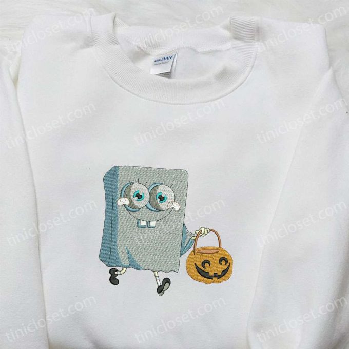 Spongebob Halloween T-shirt & Hoodie: Best Embroidered Cartoon Gift Ideas