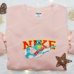 Squirtle Surfing x Nike Embroidered Sweatshirt – Pokemon Anime Shirt The Ultimate Gift