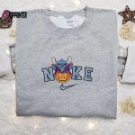 Stitch Dracula x Nike Embroidered Sweatshirt Disney Characters Shirt Best Halloween Gift Ideas