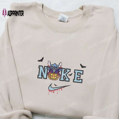 Pennywise x Nike Embroidered Sweatshirt: Horror Movie Disney Shirt Best Halloween Gift