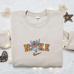 Halloween Stitch x Nike Embroidered Sweatshirt & Disney Characters Shirt: Best Halloween Gift Ideas