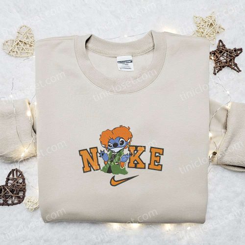 Hocus Pocus x Nike Embroidered Sweatshirt: Horror Movie Halloween Shirt & Best Gift Idea