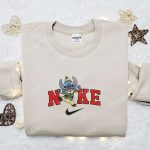 Disney x Nike Stitch Noel Christmas Sweatshirt – Festive Embroidered Shirt Best Gift Ideas