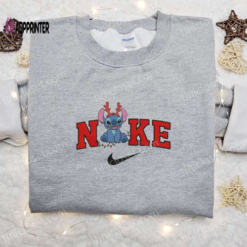 Disney x Nike Pluto Embroidered Sweatshirt: Festive Cartoon Christmas Gift