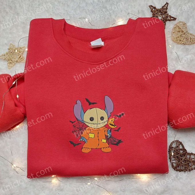 Spooky Stitch Sam Trick Or Treat Shirt & Disney Characters Hoodie – Best Halloween Gift Ideas