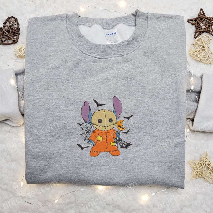 Spooky Stitch Sam Trick Or Treat Shirt & Disney Characters Hoodie – Best Halloween Gift Ideas