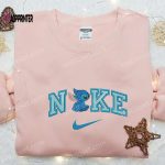 Stitch x Nike Cartoon Embroidered Sweatshirt: Best Gift Idea for Family Nike Inspired Hoodie