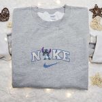 Stitch x Nike Embroidered Sweatshirt Lilo and Stitch Disney Shirt Perfect Gift