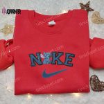 Stitch x Nike Embroidered Sweatshirt – Nike Inspired Shirt Perfect Family Gift