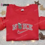 Stitch Xmas x Nike Embroidered Sweatshirt – Best Christmas Gift Idea with Nike Inspired Embroidery