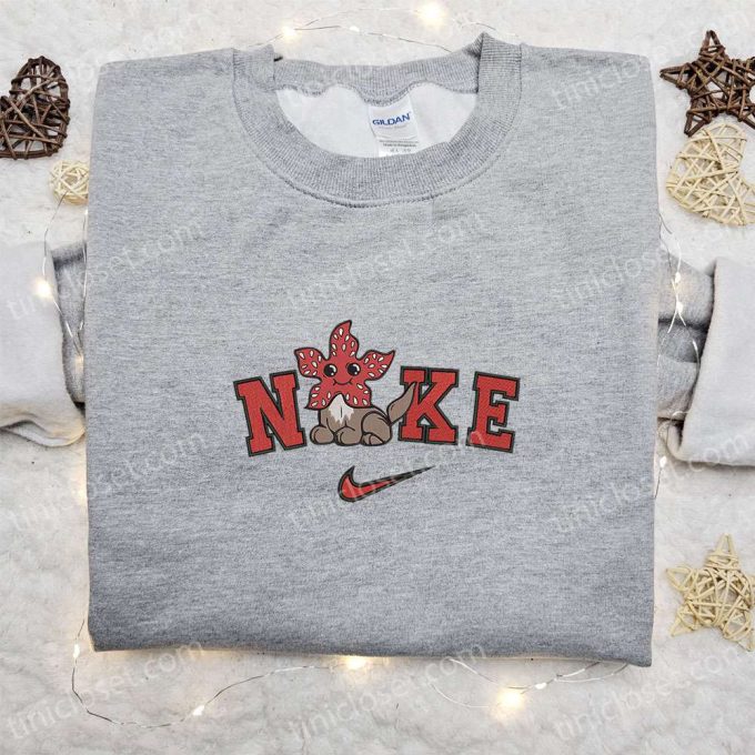 Stranger Things x Nike Embroidered Sweatshirt & Disney Characters Shirt – Best Halloween Gift Ideas