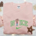 Strawberry Shortcake x Nike Cartoon Embroidered Sweatshirt: Nike Inspired Hoodie Perfect Family Gift