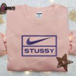 Stussy x Nike Embroidered Hoodie & Shirt Set – Best Family Gift