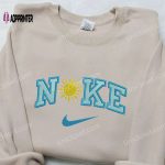 Sun Flower x Nike Embroidered Sweatshirt – Best Nike Inspired Shirt for Family Perfect Birthday Gift