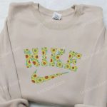 Sun Flowers x Nike Embroidered Sweatshirt: Best Nike Inspired Birthday Gift for Family