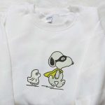 Super Snoopy Embroidered T-shirt & Peanuts Cartoon Hoodie: Best Family Gift Ideas