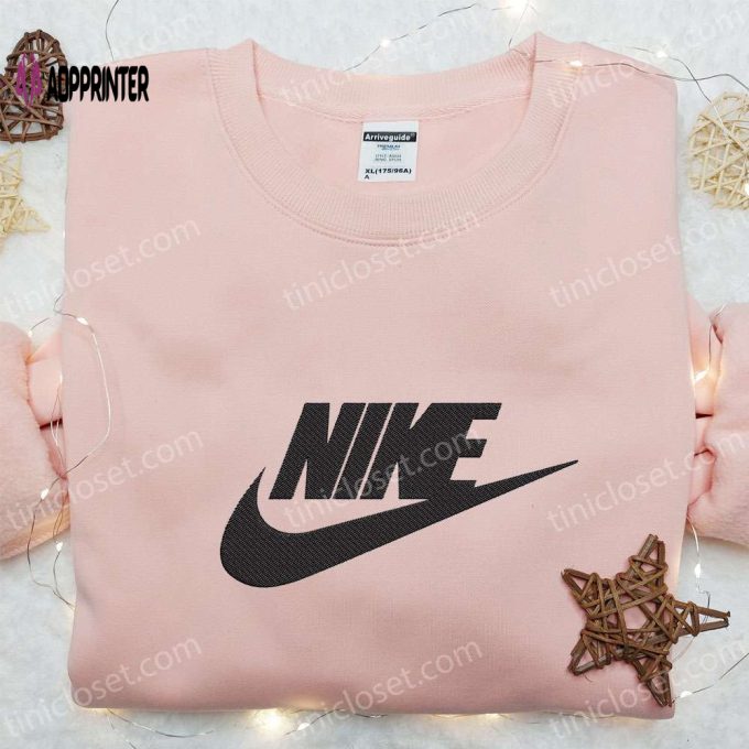 Swoosh Nike Embroidered Sweatshirt – Custom Hoodie for Best Birthday Gift Ideas