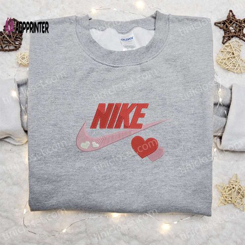 Grinch Xmas x Nike Movie Embroidered Sweatshirt: Festive Christmas Shirt Best Gift Ideas