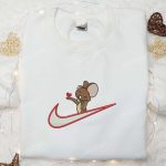 Swoosh x Jerry Embroidered Sweatshirt & Tom and Jerry Shirt – Best Gift Ideas for All Occasions