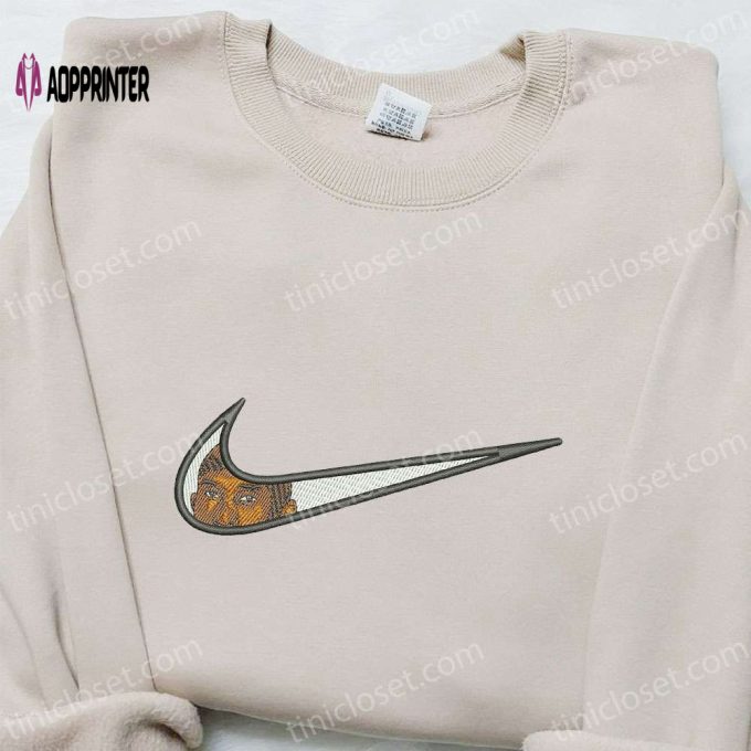 Swoosh x Kobe Bryant Sport Embroidered Sweatshirt – NBA Shirt Best Gift Ideas for Family