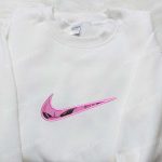 Anime-Inspired Nike Swoosh x Majin Buu Embroidered Shirt Dragon Ball Hoodie & Sweatshirt