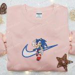 Swoosh x Sonic Movie Embroidered Sweatshirt Hoodie & T-shirt – Custom Nike Collection