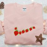 Swoosh x Strawberry Embroidered Sweatshirt & Favorite Food and Drink Hoodie – Top Birthday Gift Ideas