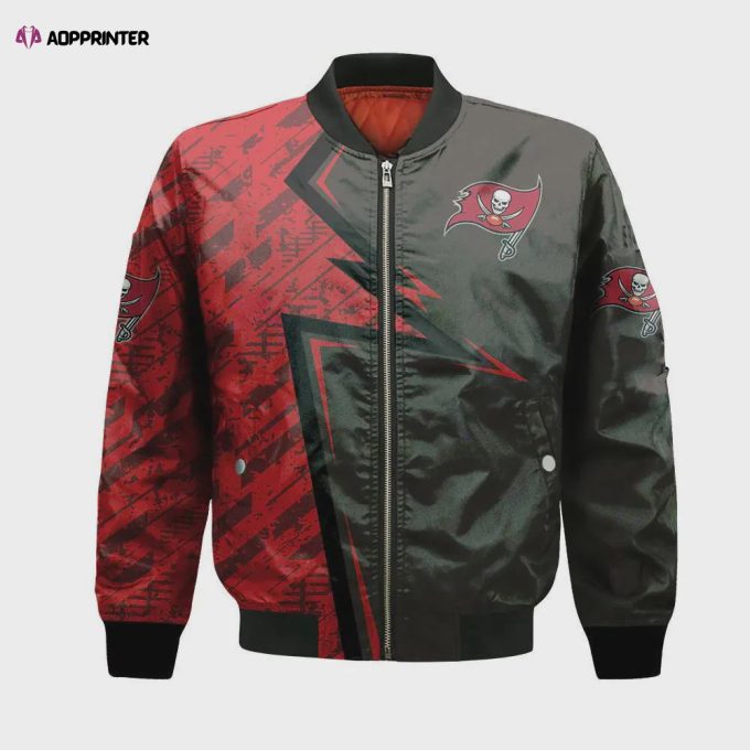 Tampa Bay Buccaneers Bomber Jacket 3D Printed Abstract Pattern Sport