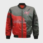 Tampa Bay Buccaneers Bomber Jacket 3D Printed Curve Style Custom Text And Number