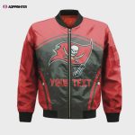 Tampa Bay Buccaneers Bomber Jacket 3D Printed Custom Text And Number Curve Style Sport