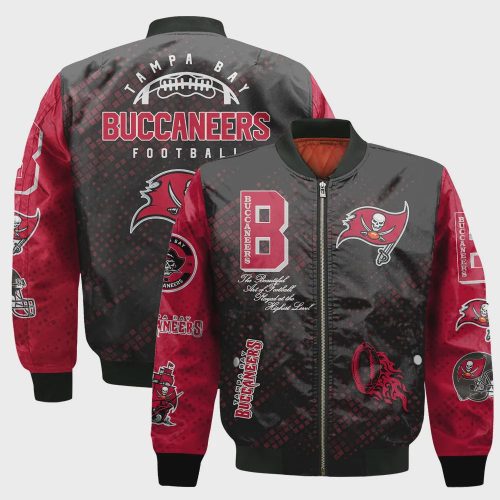 Tampa Bay Buccaneers National Football League Pattern Bomber Jacket V13