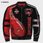 Tampa Bay Buccaneers Super Bowl LVI Champions Black Red Bomber Jacket