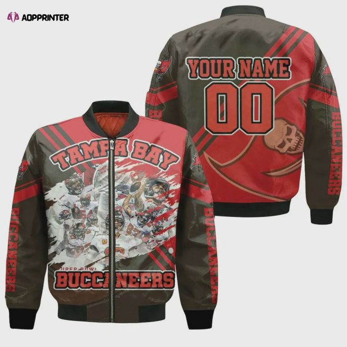 Tampa Bay Buccaneers Team Logo 3D Customized Pattern Bomber Jacket