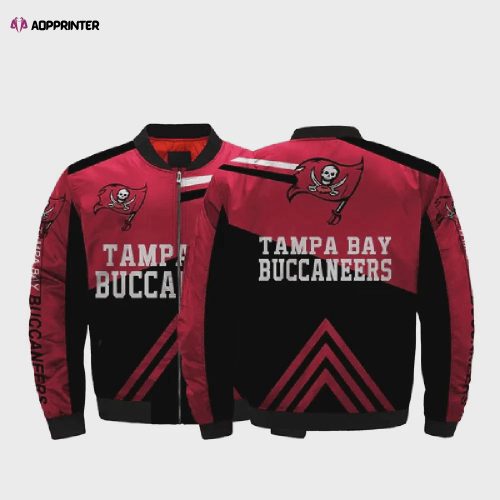 Tampa Bay Buccaneers Traditional Football Pattern Bomber Jacket