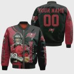 Tampa Bay Buccaneers Tom Brady Posture Legend Customized Pattern Bomber Jacket