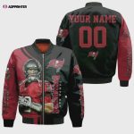 Tampa Bay Buccaneers Tom Brady Posture Legend Customized Pattern Bomber Jacket