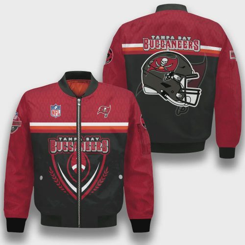 Tampa Bay Buccaneers Traditional Football Pattern Bomber Jacket