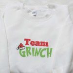 Get Festive with Team Grinch Christmas Hat Shirt & Hoodie – Perfect Family Gifts!