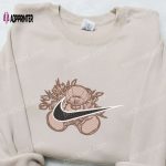 Nike Inspired Teddy Bear x Swoosh Embroidered Shirt – Custom Nike T-shirt