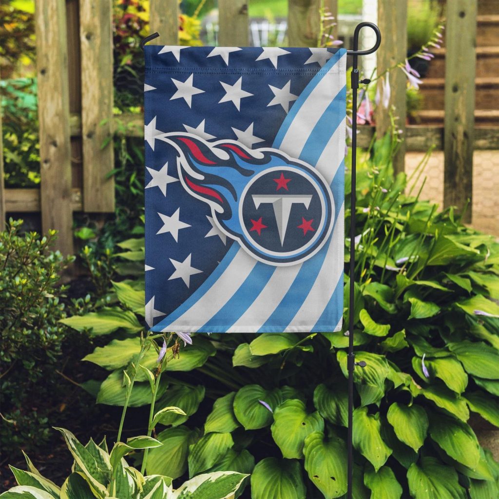 Tennessee Titans Americana Garden Flag – House Flag Home Decor Gift – House Flag Home Decor Gift