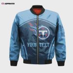 Tennessee Titans Bomber Jacket 3D Printed Custom Text And Number Curve Style Sport