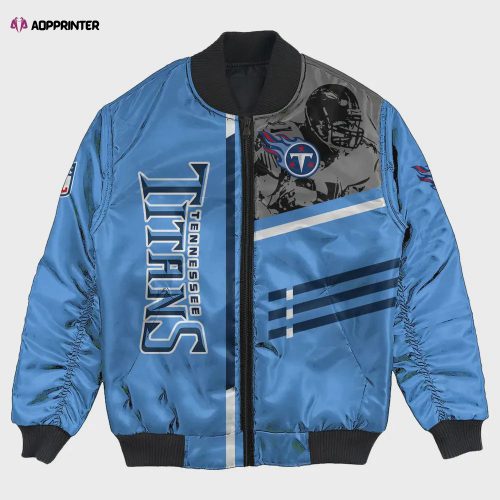 Tennessee Titans Bomber Jacket 3D Printed Personalized Football For Fan