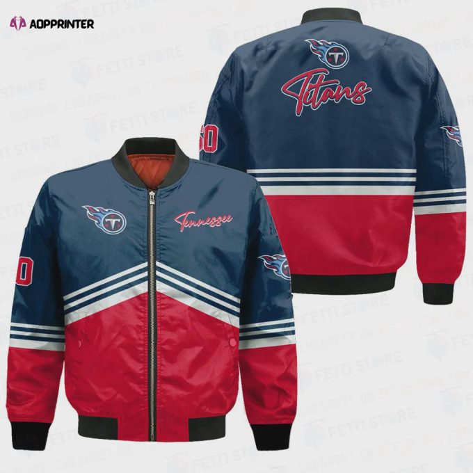 Tennessee Titans – National Football League AOP Bomber Jacket V4